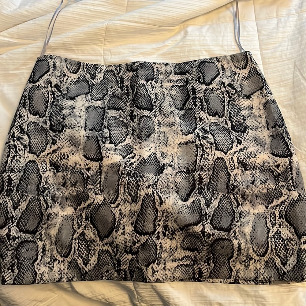 snake skin skirt